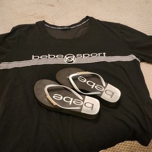 BeBe shirt and BeBe bring shoes